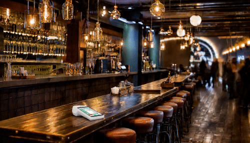 createpay touch on a bar