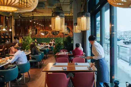 hospitality using epos and card machine